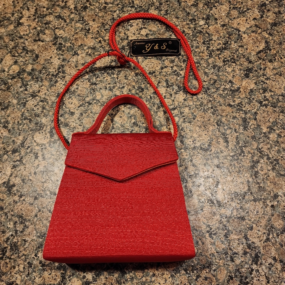 Y & S Original Red Trapeze Bag